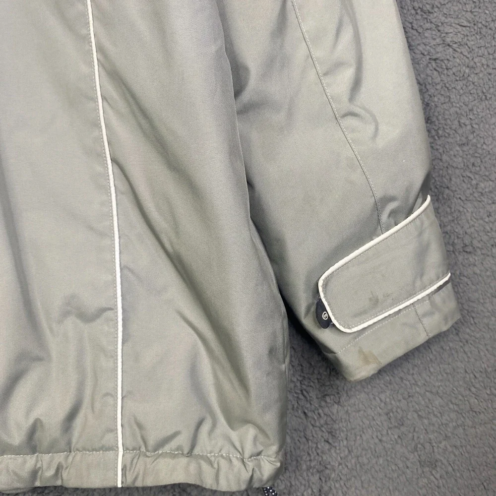 Bogner Ski Jacket Mens 42 Gray Zip Hooded Snowboard Outdoor Hooded
